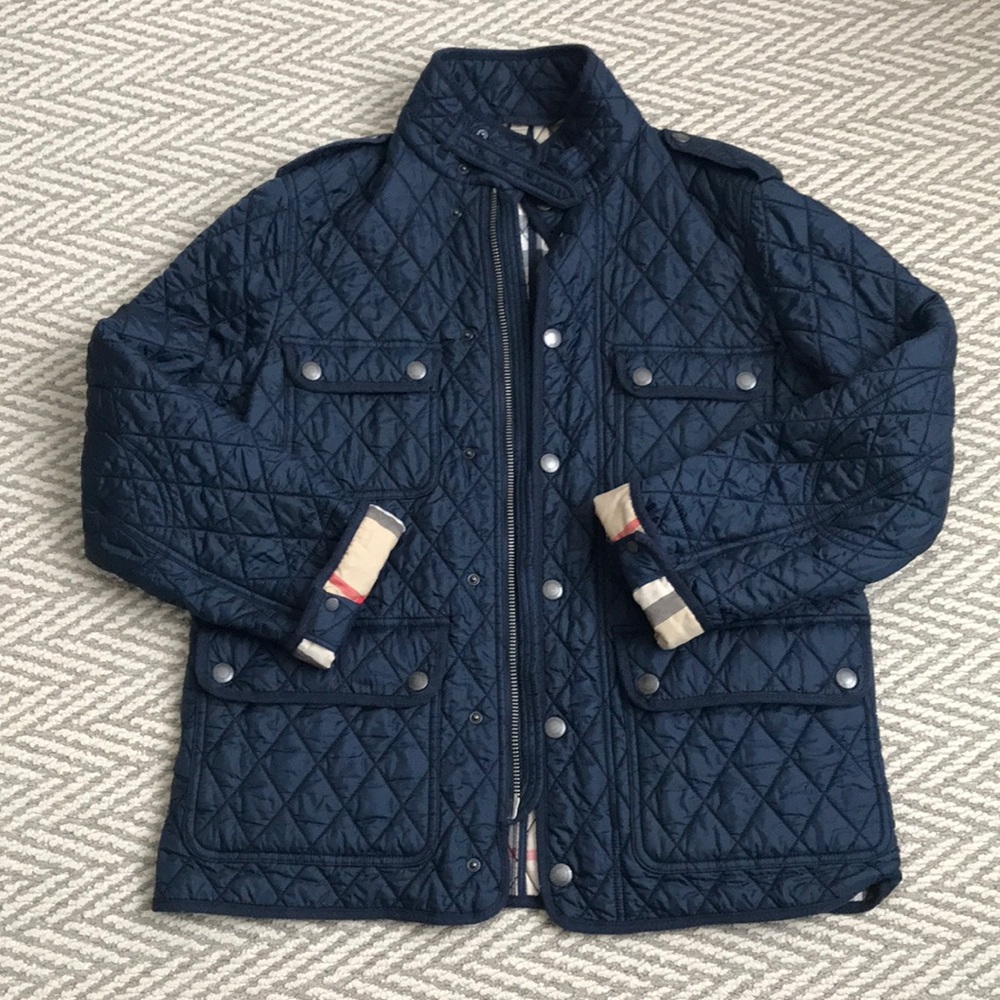 Men’s Quilted Burberry Jacket